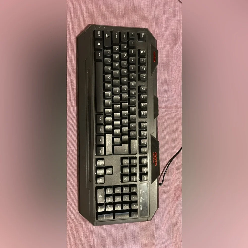 Gaming led Alfa keyboard